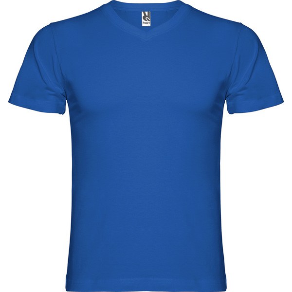 Roly CA6503 - SAMOYEDO Tubular short-sleeve t-shirt with 2-layer v-neck