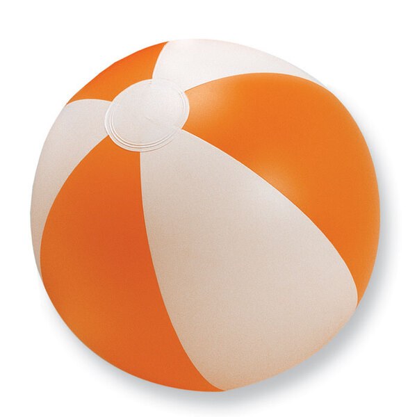 PLAYTIME Vibrant Striped Inflatable Beach Ball Ø23.5cm - GiftRetail IT1627
