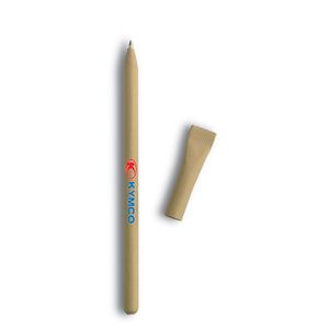 ARTEL Eco-Friendly Recycled Paper Ballpoint Pen with Cap - GiftRetail IT3892