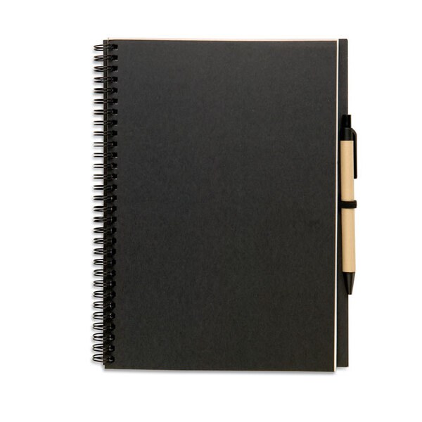 BLOQUERO PLUS Notesbog og kuglepen - GiftRetail KC7013