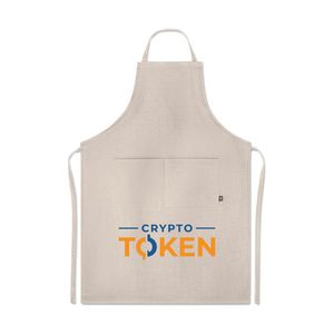 NAIMA APRON Premium Hemp Fabric Kitchen Apron with Adjustable Strap
