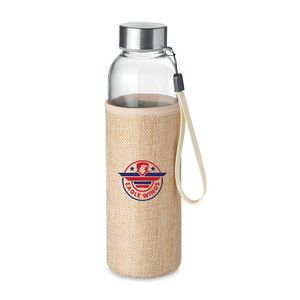 UTAH TOUCH Eco-Friendly Glass Bottle with Neoprene Pouch 500ml