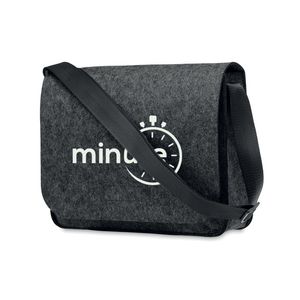 BAGLO RPET Eco-Friendly RPET Felt Laptop Messenger Bag - GiftRetail MO6186
