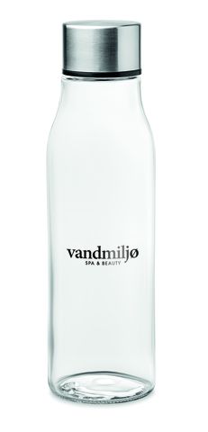 VENICE Eco-Friendly 500ml Glass Bottle with Steel Lid