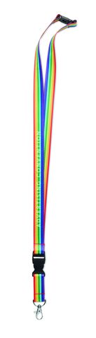 BOWYARD Eco-Friendly Rainbow Lanyard with Safety Features