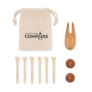 DORMIE Eco-Friendly Bamboo Golf Accessories Set