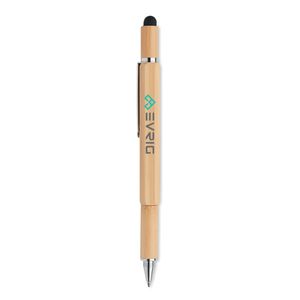 TOOLBAM Spirit level pen in bamboo