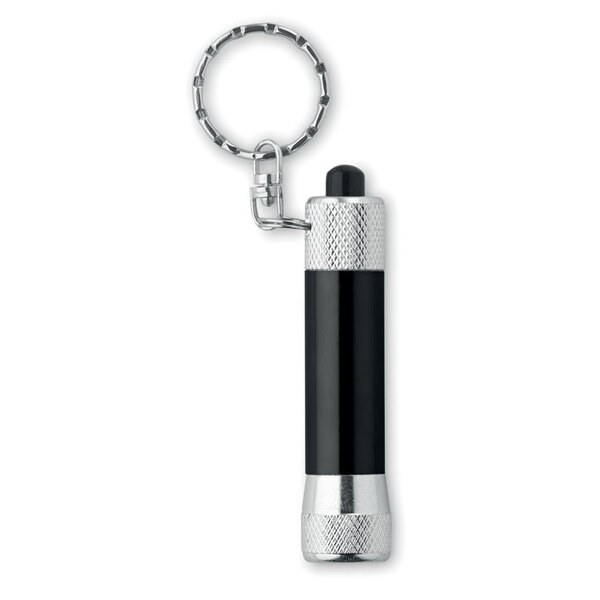 ARIZO Alu lommelygte nøglering - GiftRetail MO8622