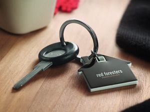 IMBA Nøglering rustfrit stål og - GiftRetail MO8877