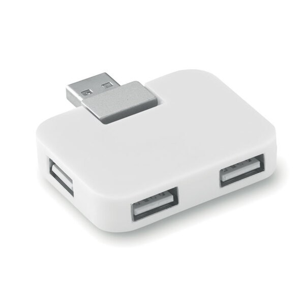 GiftRetail MO8930 - FIRKANTET 4 port USB hub