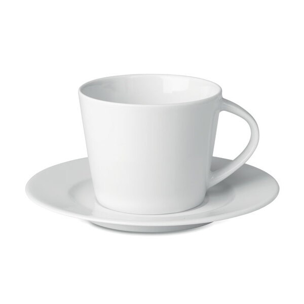 GiftRetail MO9080 - PARIS Cappuccino kop tallerken