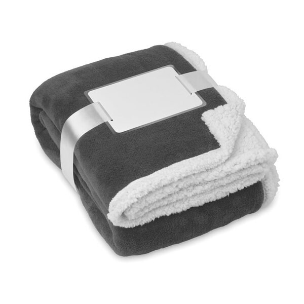 ZERMATT Fleecetæppe fleece/koral - GiftRetail MO9089