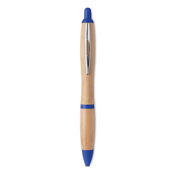 RIO BAMBOO Kuglepen i ABS og bambus - GiftRetail MO9485