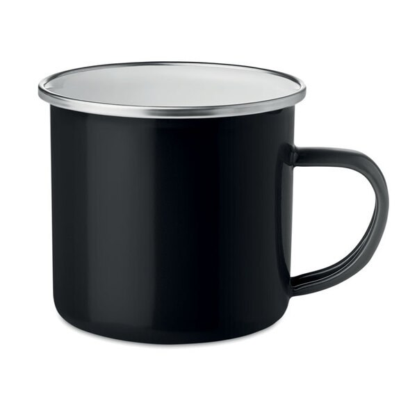 PLATEADO Metal krus med emalje lag - GiftRetail MO9756