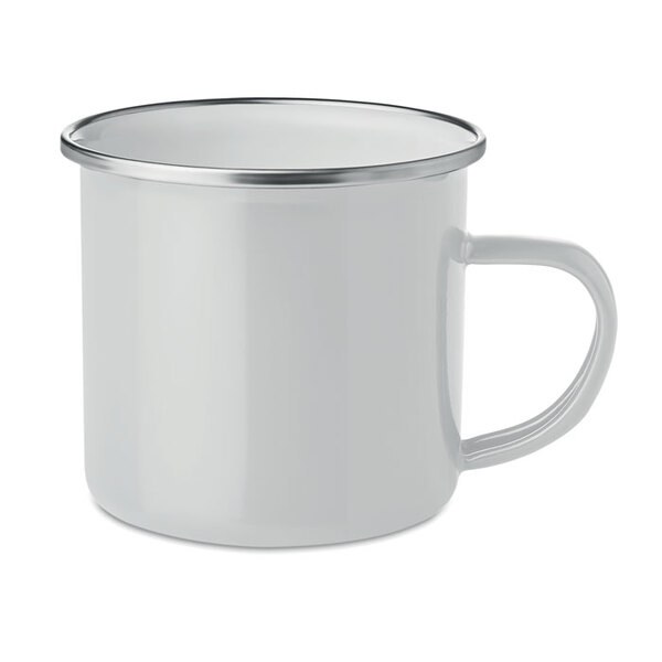 PLATEADO Metal krus med emalje lag - GiftRetail MO9756
