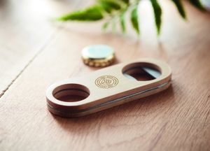 VALBAMPER Eco-Friendly Bamboo Wine Bottle Opener Tool