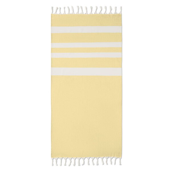 GiftRetail MO6554 - AGOURA Hamman håndklæde tæppe 140 gr/m²