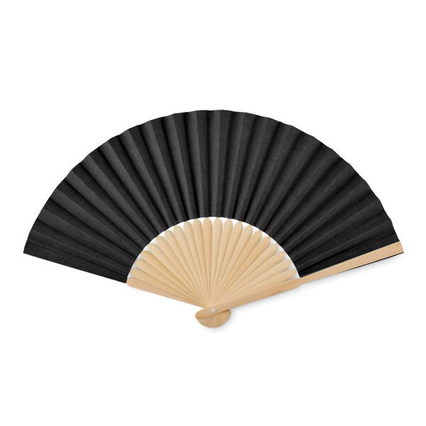 FANNY PAPER Elegant Bamboo and Paper Handheld Fan - GiftRetail MO6828