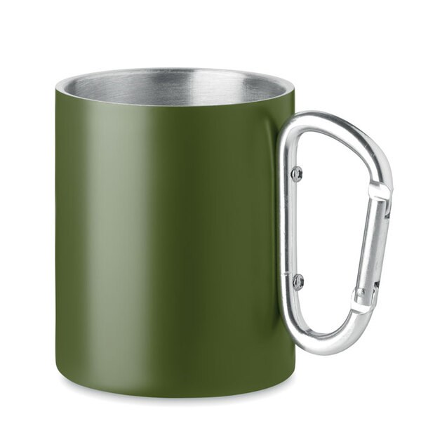 TRUMBA Dobbeltvægget metalkrus 300 ml - GiftRetail MO6873