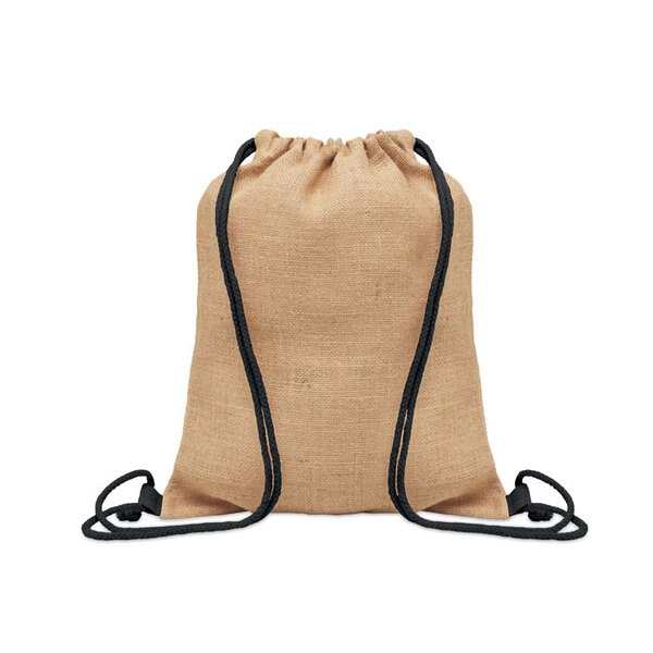 FUKURO Jute-pose med snoretræk - GiftRetail MO2190