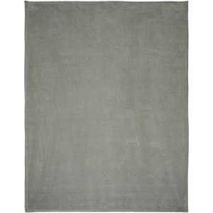 Bay ekstra blød koralfarvet fleeceplaid - EgotierPro 112810