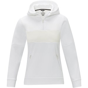 Elevate Life 39473 - Sayan sweater med halv lynlås og hætte til kvinder