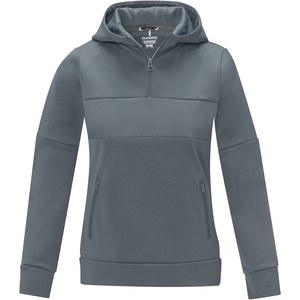 Elevate Life 39473 - Sayan sweater med halv lynlås og hætte til kvinder
