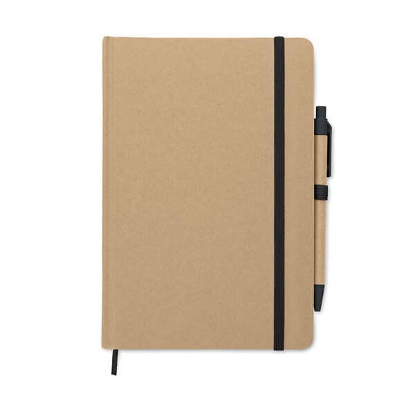 CARATIL A5-notesbog i genbrugskarton - GiftRetail MO2396