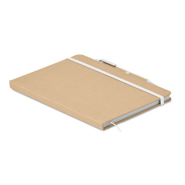 CARATIL A5-notesbog i genbrugskarton - GiftRetail MO2396