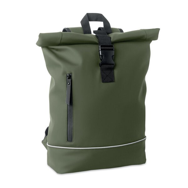LAPTOSA Laptop 15" rolltop PU-rygsæk - GiftRetail MO2581
