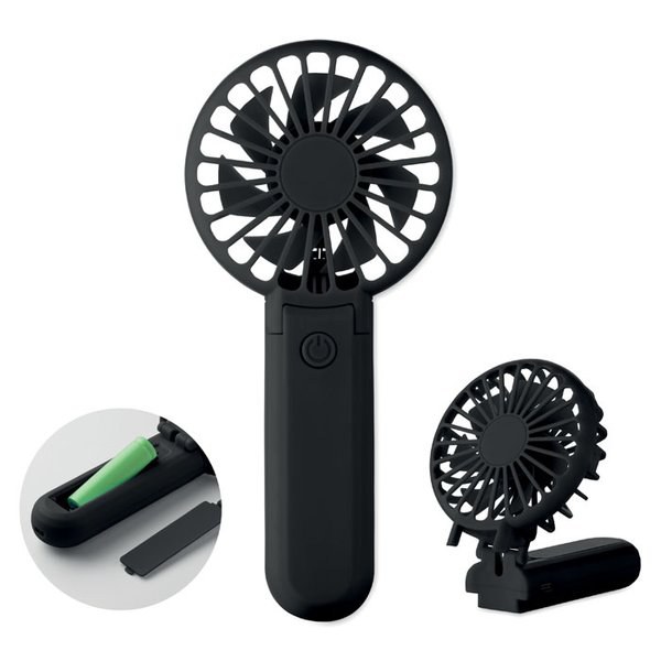 IBERA Bærbar, sammenklappelig ventilator - GiftRetail MO2779