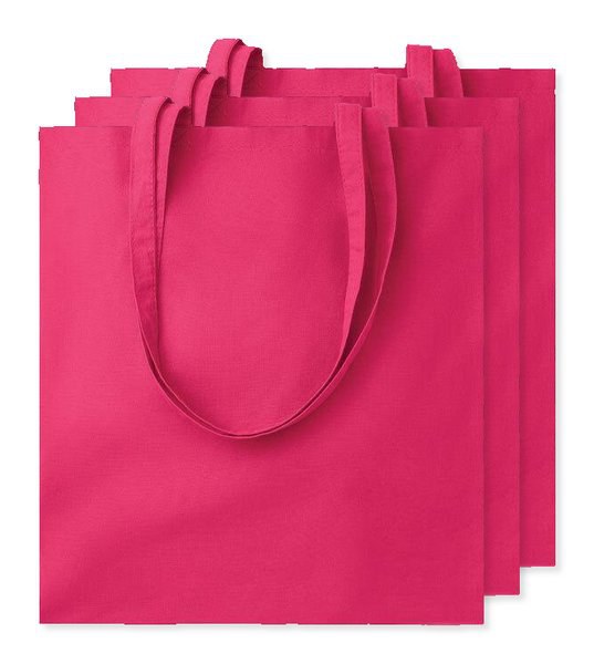 Pack of 30 GiftRetail MO9268 - COTTONEL COLOUR Eco-Friendly 140gsm Cotton Shopping Tote Bag
