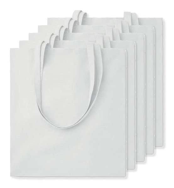 Pakke med 50 GiftRetail MO9268 - COTTONEL COLOUR + Bomulds shopping taske 140gr