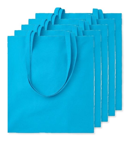 Pakke med 50 GiftRetail MO9268 - COTTONEL COLOUR + Bomulds shopping taske 140gr