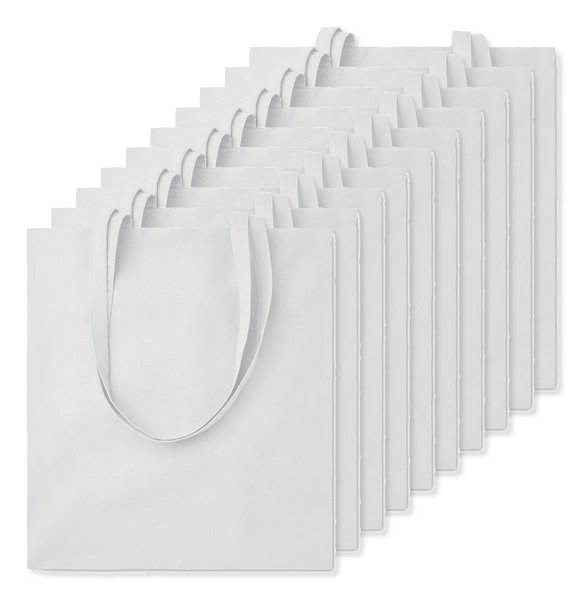 Pakke med 100 GiftRetail MO9268 - COTTONEL COLOUR + Bomulds shopping taske 140gr