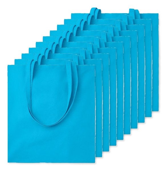 Pakke med 100 GiftRetail MO9268 - COTTONEL COLOUR + Bomulds shopping taske 140gr