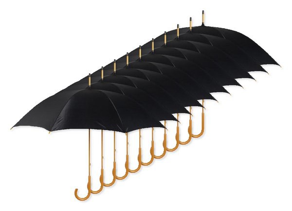 Pakke med 10 GiftRetail KC5132 - CALA Paraply 23 inch