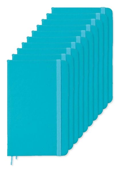 Pakke med 100 GiftRetail MO1800 - NOTELUX A6 notesbog linjeret