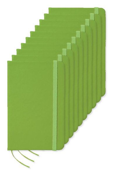 Pakke med 100 GiftRetail MO1800 - NOTELUX A6 notesbog linjeret