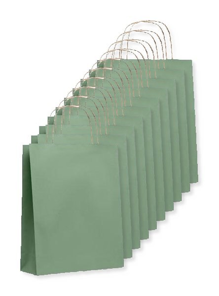 Pakke med 100 GiftRetail MO6172 - PAPER TONE S Papirspose lille 90 gr/m²