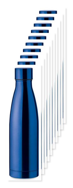 Pakke med 10 GiftRetail MO9812 - BELO BOTTLE Dobbeltvægget flaske 500ml