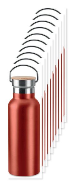 Pakke med 100 GiftRetail MO9431 - HELSINKI Termoflaske 500 ml