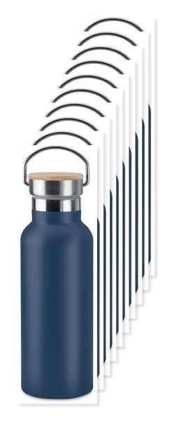 Pakke med 100 GiftRetail MO9431 - HELSINKI Termoflaske 500 ml