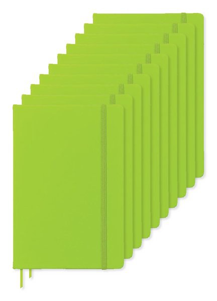 Pakke med 10 GiftRetail MO1804 - ARCONOT A5 notesbog linjeret