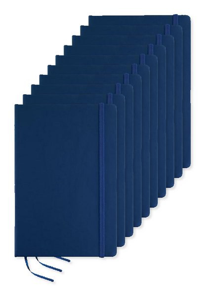 Pakke med 10 GiftRetail MO1804 - ARCONOT A5 notesbog linjeret