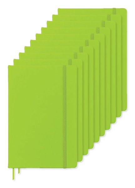 Pakke med 100 GiftRetail AR1804 - ARCONOT A5 Klassisk Notesbog med Elastik