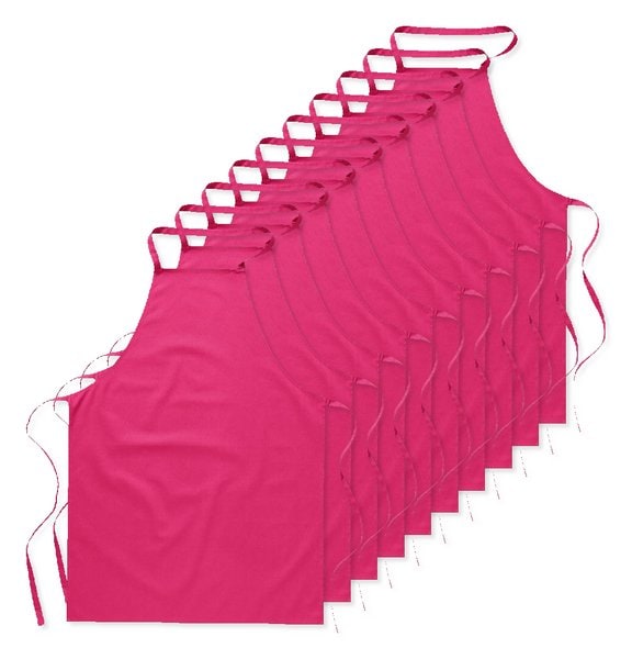 Pack of 10 GiftRetail MO7251 - KITAB Premium Adjustable Cotton Kitchen Multi-purpose Apron