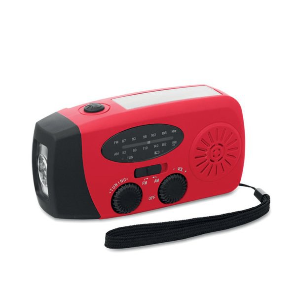 ONDA Bærbar radio med LED-lommelygte - GiftRetail MO2746