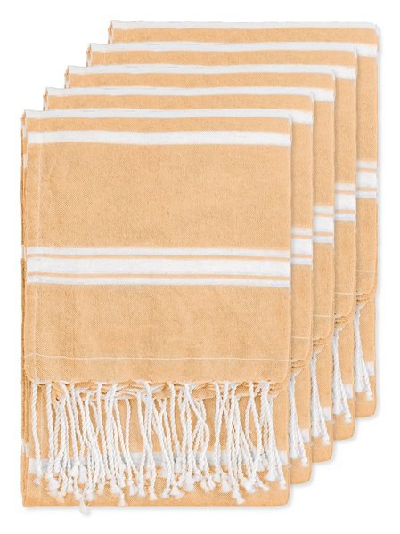 Pakke med 5 Goya 39000 - Fouta Pareo Håndklæde 90x180 cm Bomuld/Polyester ZANZIBAR