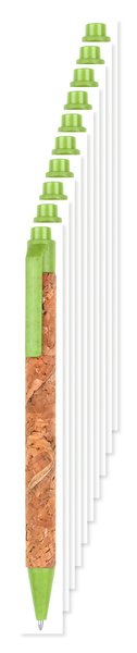 Pakke med 10 Goya 50039 - Kuglepen med kork og hvedefiber dele ODEN